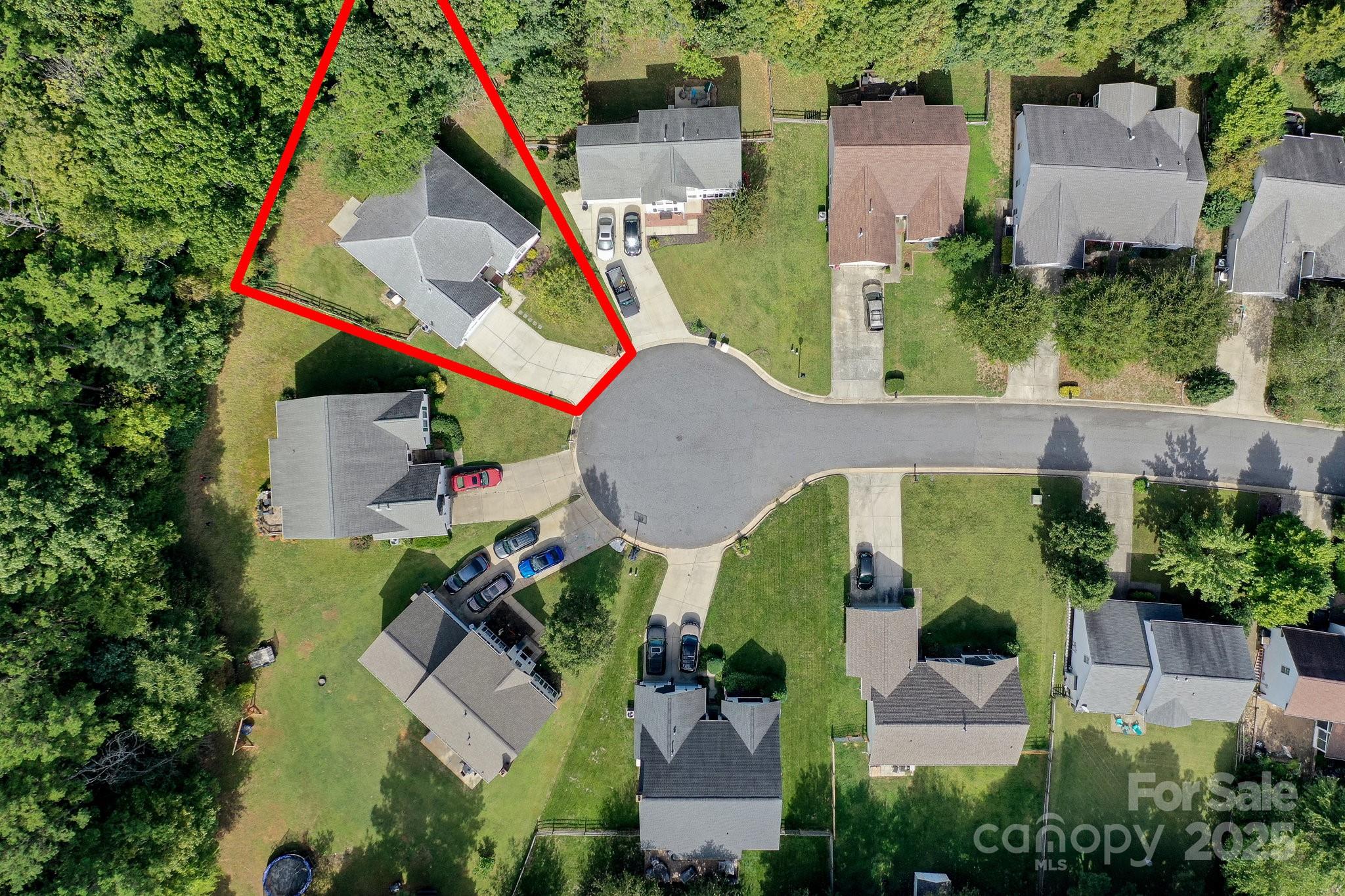 2485 Acadia Court Kannapolis, NC 28083 - Photo 32 of 34 an aerial view of house with outdoor space