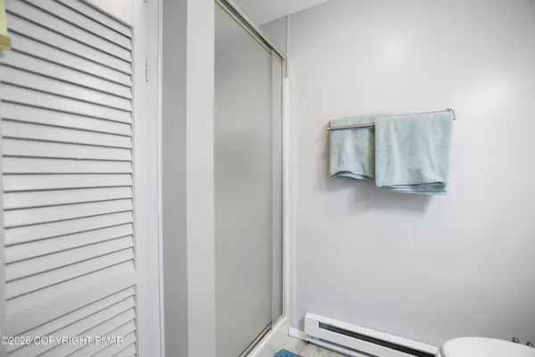 a bathroom with a toilet