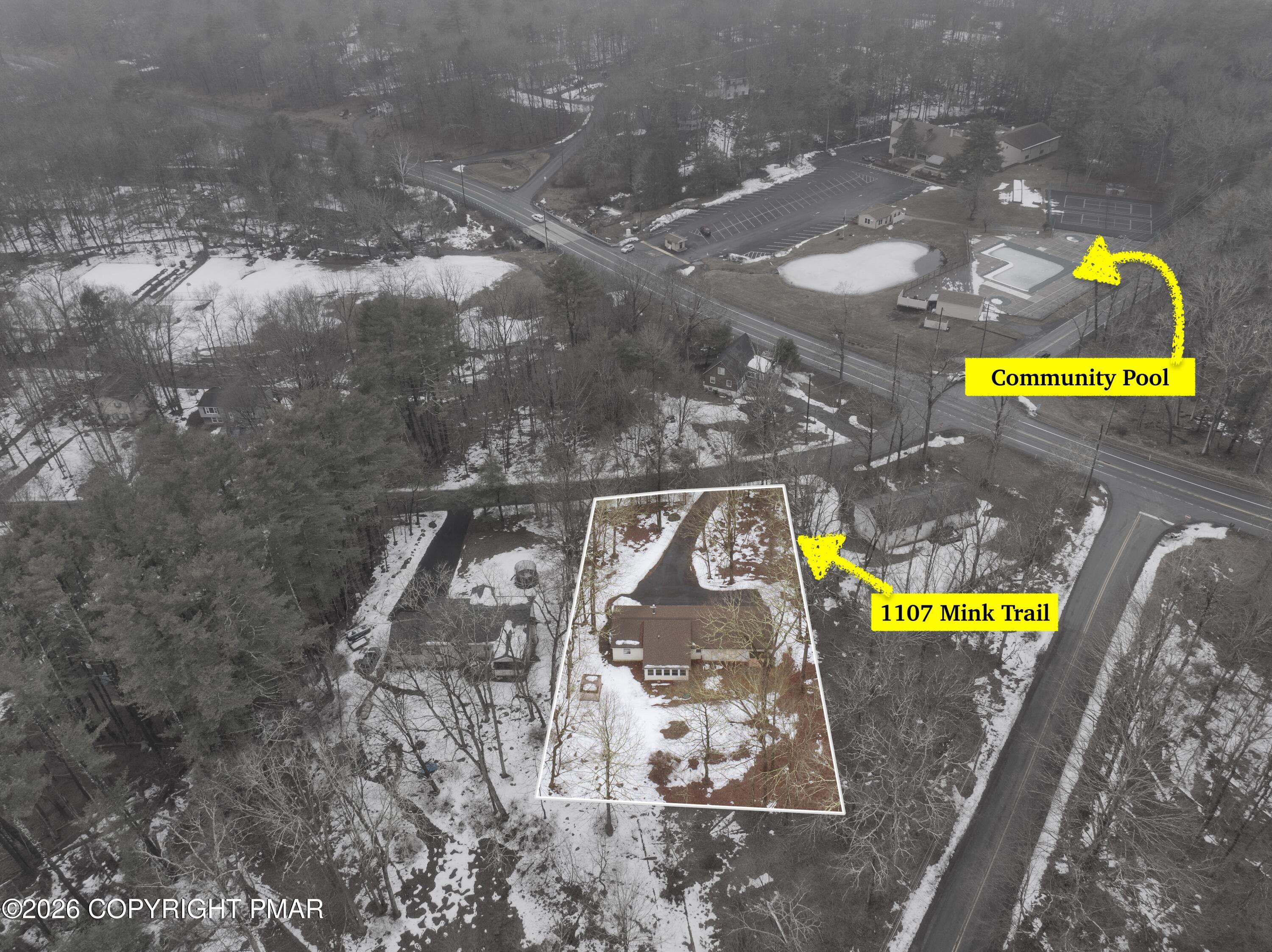 1107 Mink Trail Bushkill, PA 18324 - Photo 4 of 42 a picture of water view