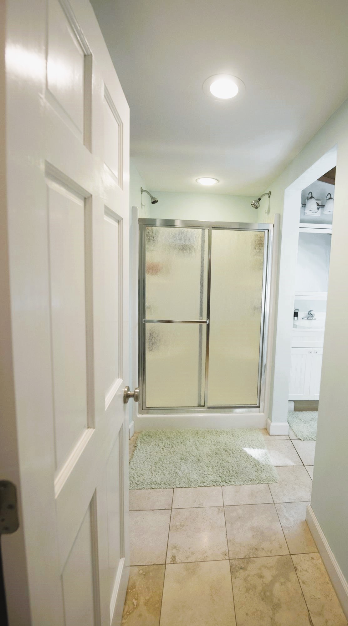 727 Deepwoods Road Sewanee, TN 37375 - Photo 14 of 21 a bathroom with a shower and a glass door