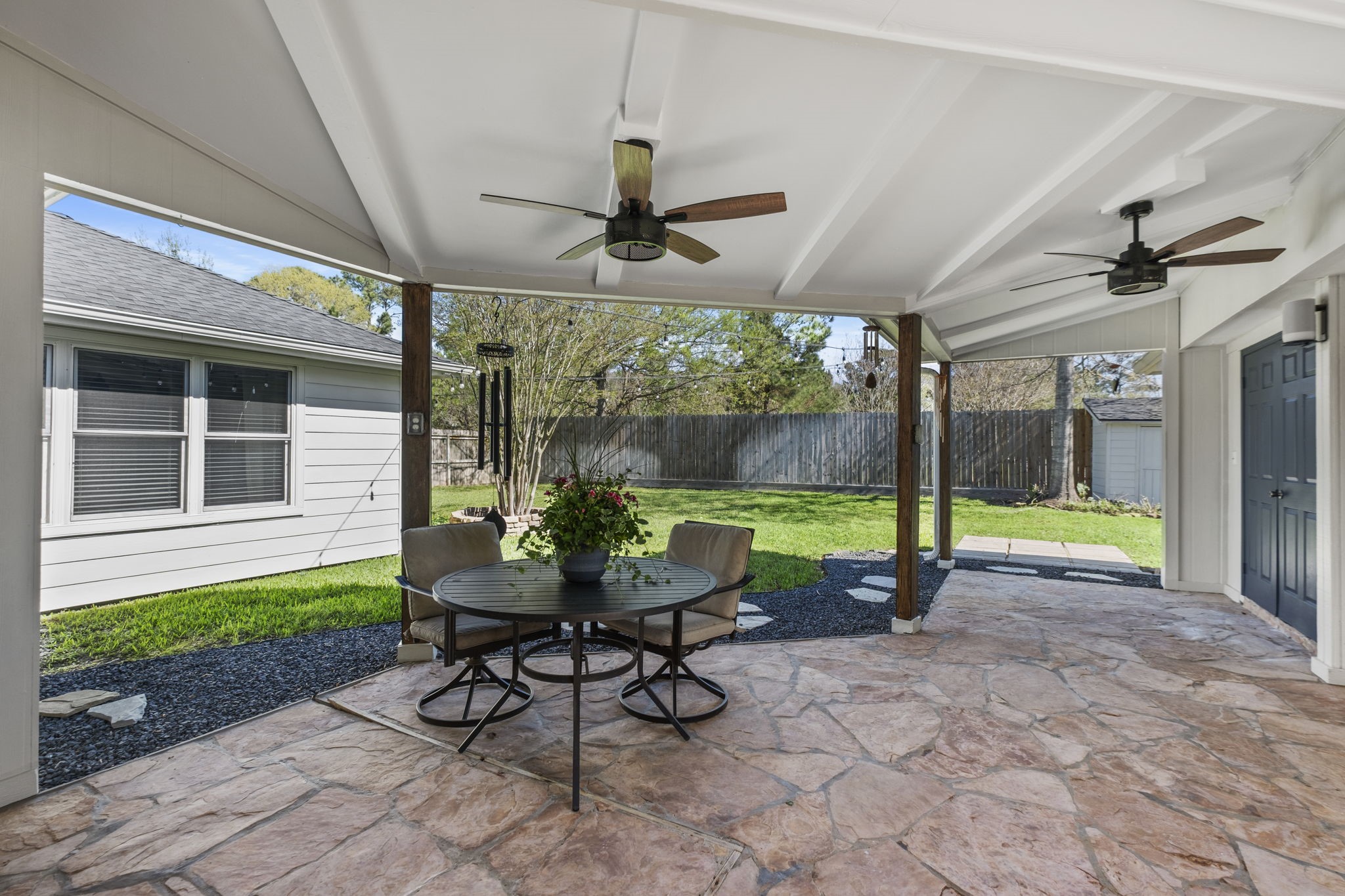 20322 Cembra Walk Spring, TX 77379 - Photo 38 of 47 a view of a patio with a backyard