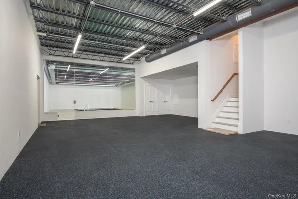a view of room and stairs