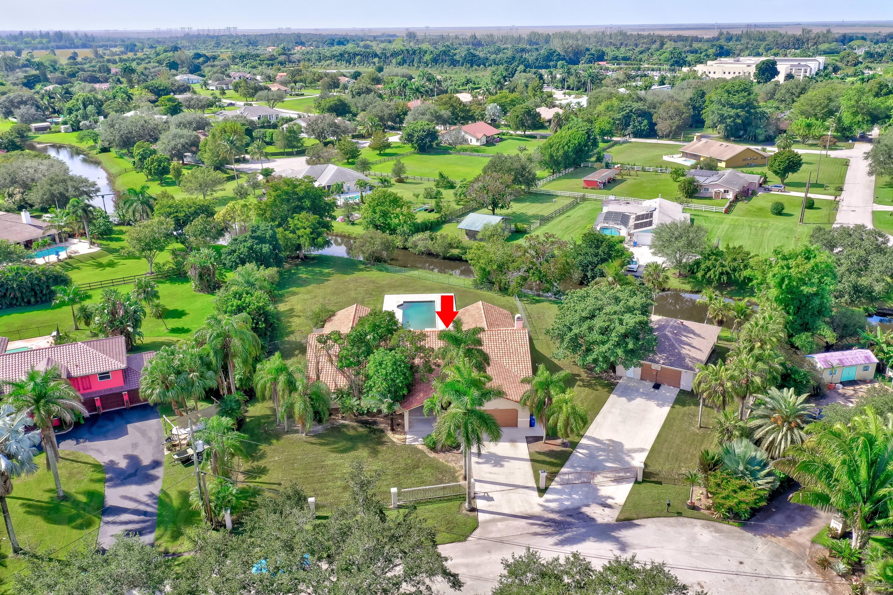 20250 Southwest 50th Place Southwest Ranches, FL 33332 - Photo 1 of 51 Front of Home Aerial