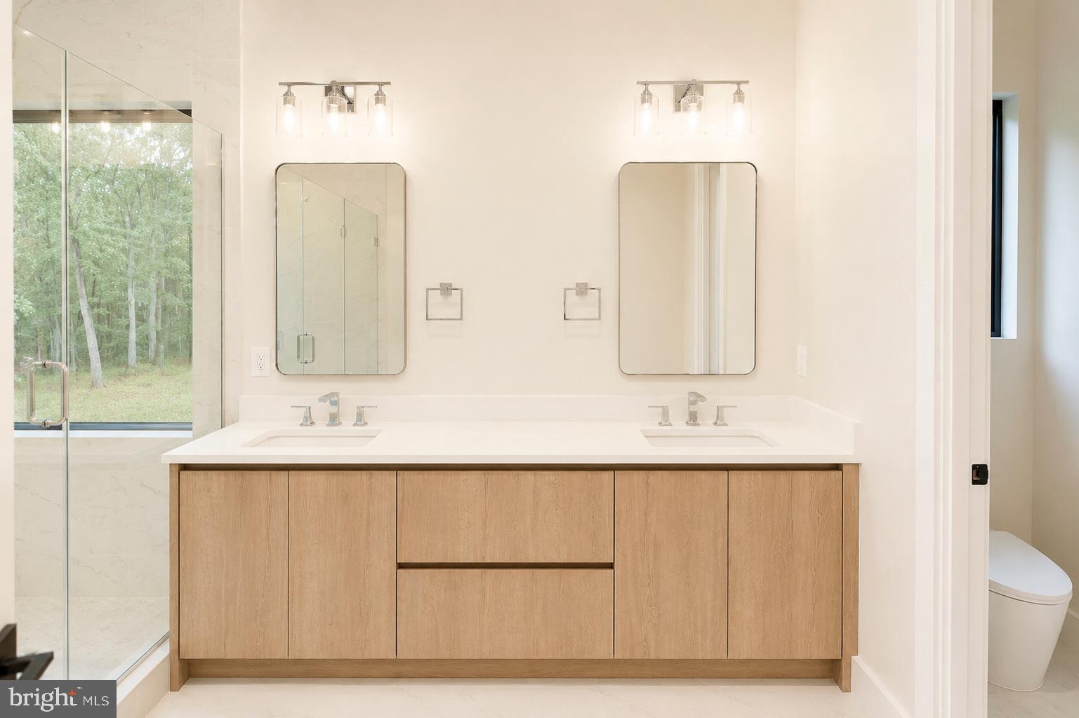 5947 Doyle Road Clifton, VA 20124 - Photo 56 of 69 a bathroom with a sink and a mirror