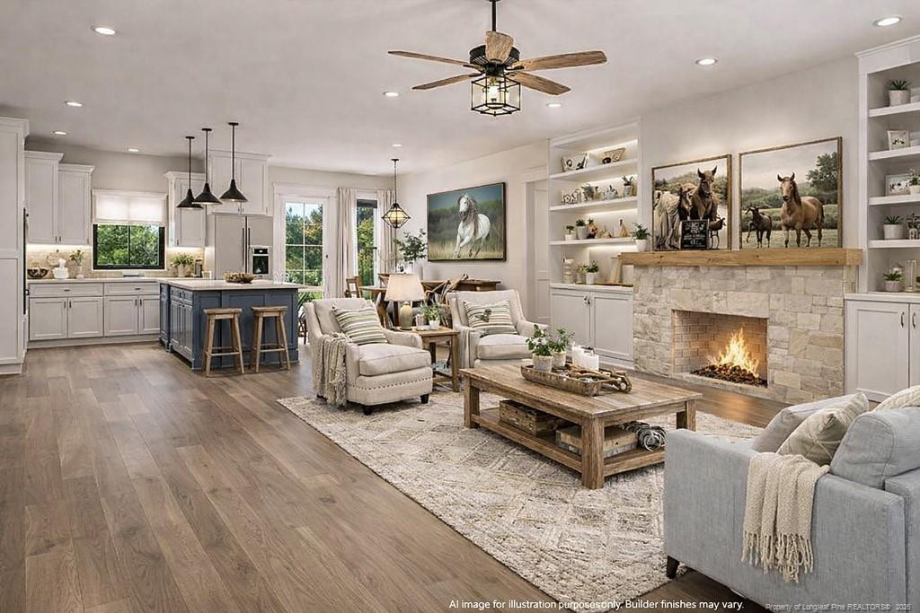 0 Paddock Meadows Red Springs, NC 28377 - Photo 3 of 29 a living room with furniture and a fireplace