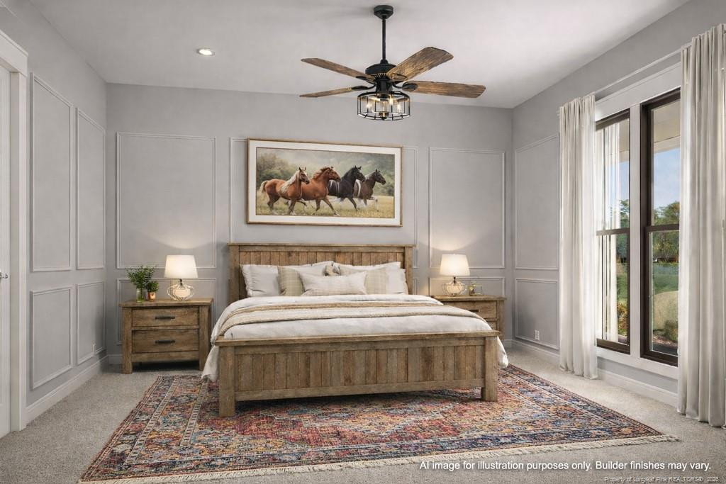 0 Paddock Meadows Red Springs, NC 28377 - Photo 7 of 29 a bedroom with a bed and a painting on the wall