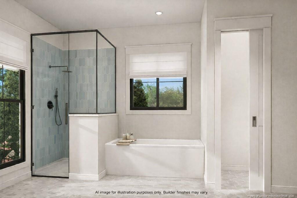 0 Paddock Meadows Red Springs, NC 28377 - Photo 9 of 29 a bathroom with a bathtub and a shower