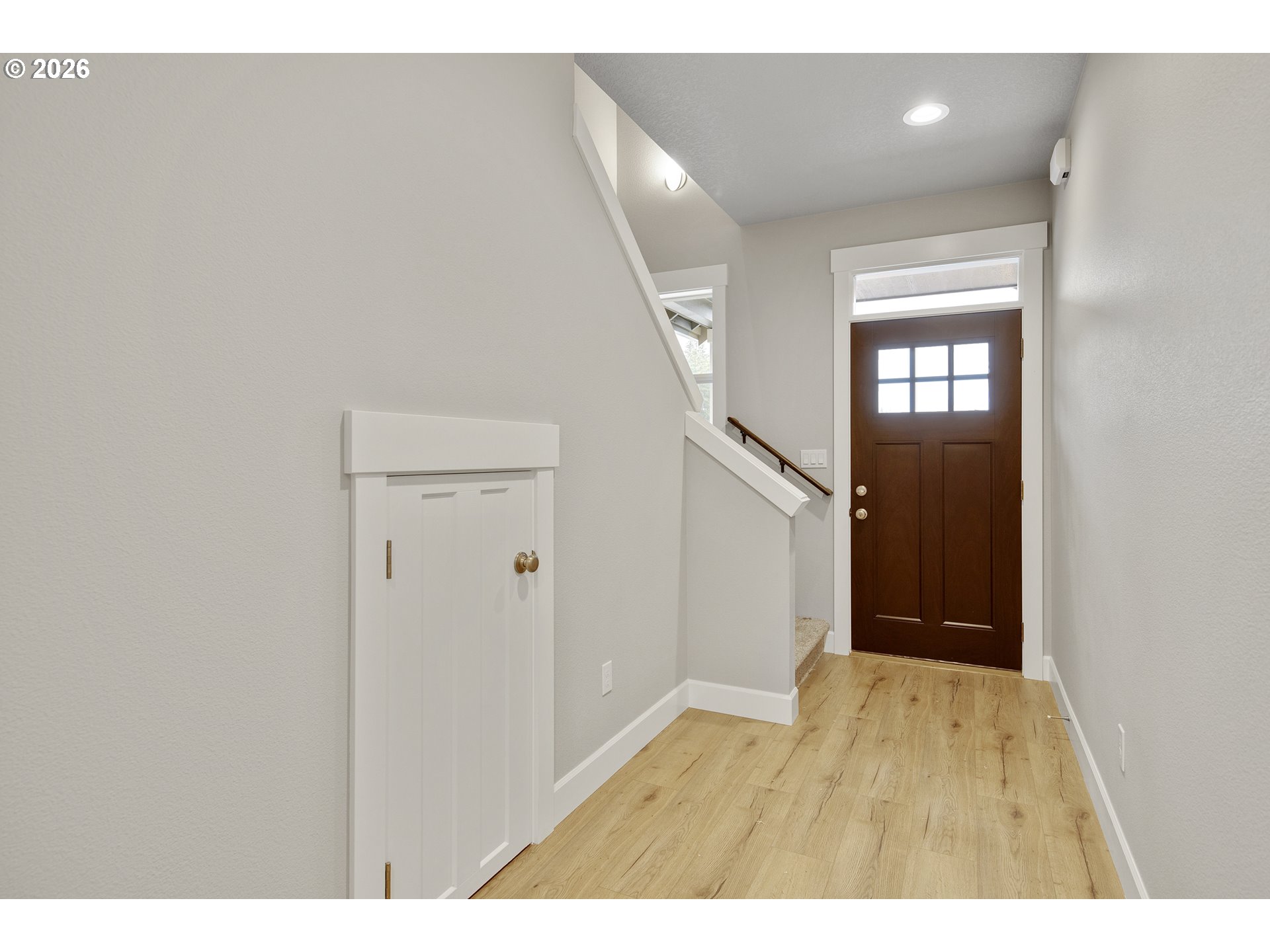 1729 Northeast Cascadia Ridge Drive Estacada, OR 97023 - Photo 11 of 19 a view of an entryway with wooden floor