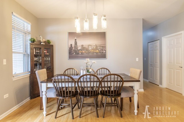757 West 14th Street, Unit 1B Chicago, IL 60607 - Photo 6 of 13 a view of a a dining room with furniture window and wooden floor
