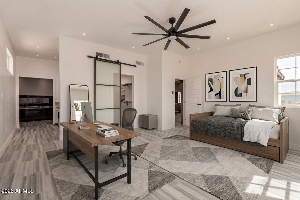 317 West Frontier Street Apache Junction, AZ 85120 - Photo 5 of 14 a living room with furniture and a wooden floor