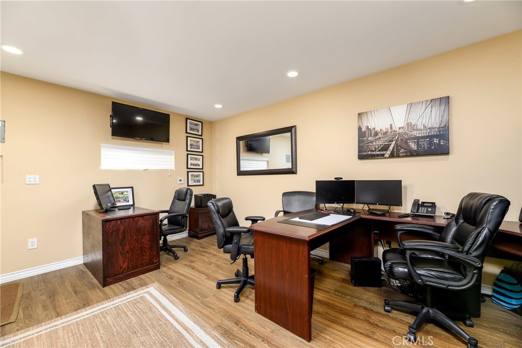 930 La Rue Avenue, Unit RUE La Verne, CA 91750 - Photo 54 of 63 a view of a workspace with furniture and a window