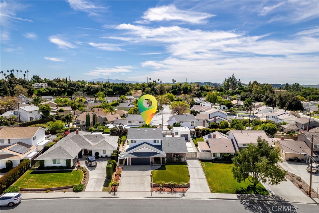 930 La Rue Avenue, Unit RUE La Verne, CA 91750 - Photo 55 of 63 an aerial view of residential houses with outdoor space and swimming pool