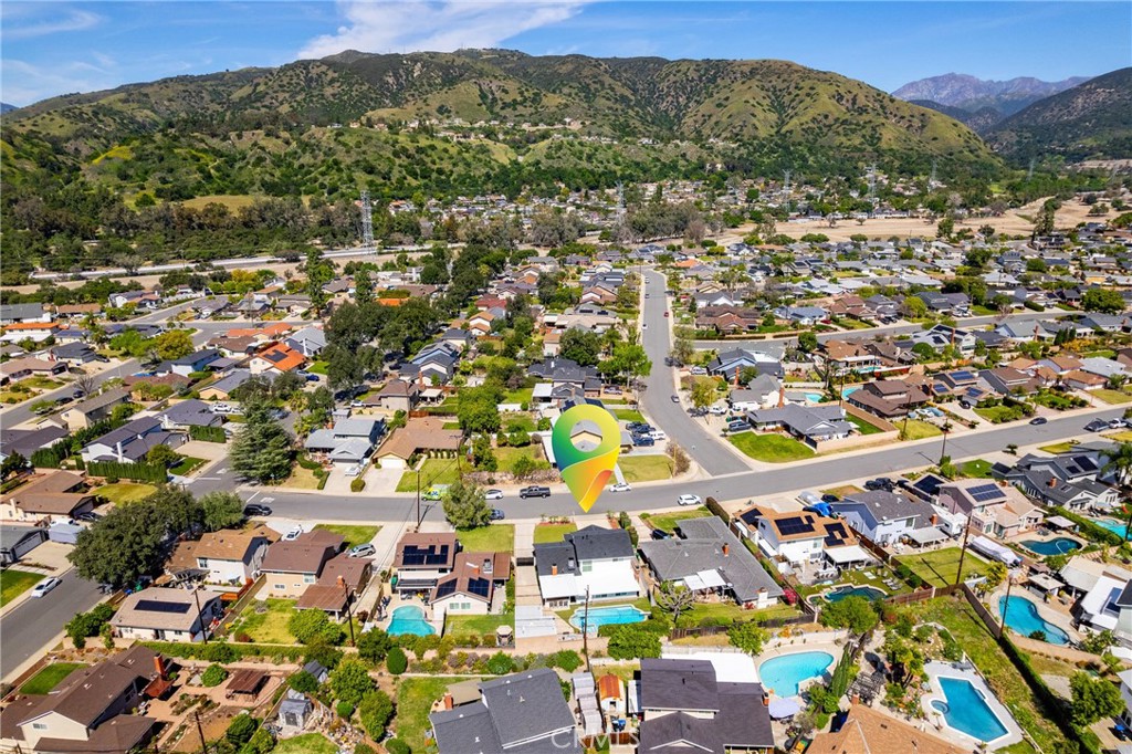 930 La Rue Avenue, Unit RUE La Verne, CA 91750 - Photo 56 of 63 an aerial view of residential houses with outdoor space