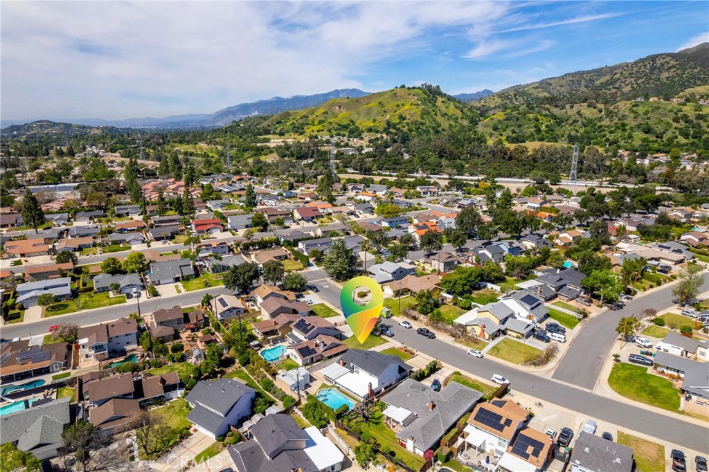930 La Rue Avenue, Unit RUE La Verne, CA 91750 - Photo 57 of 63 an aerial view of residential houses with city view