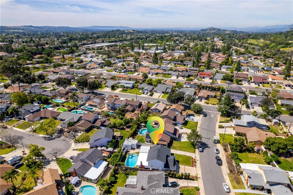 930 La Rue Avenue, Unit RUE La Verne, CA 91750 - Photo 58 of 63 an aerial view of a city with lots of residential buildings