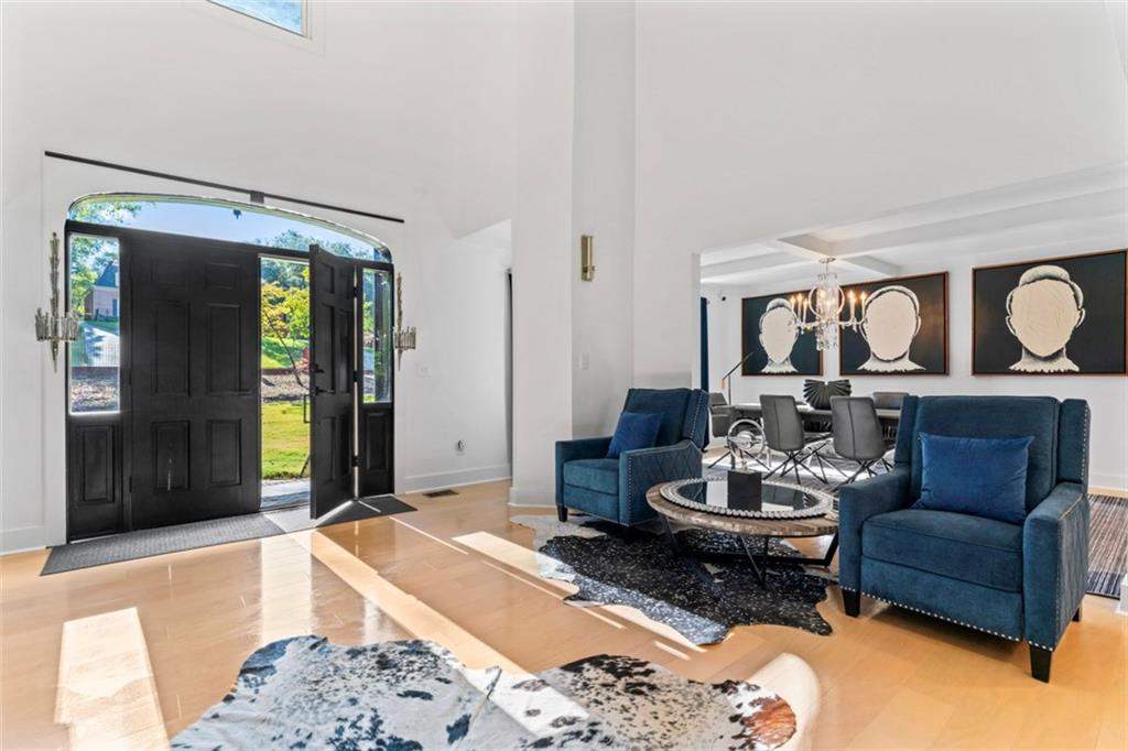 3519 Prince George Street Atlanta, GA 30344 - Photo 9 of 58 a living room with furniture and a wooden floor