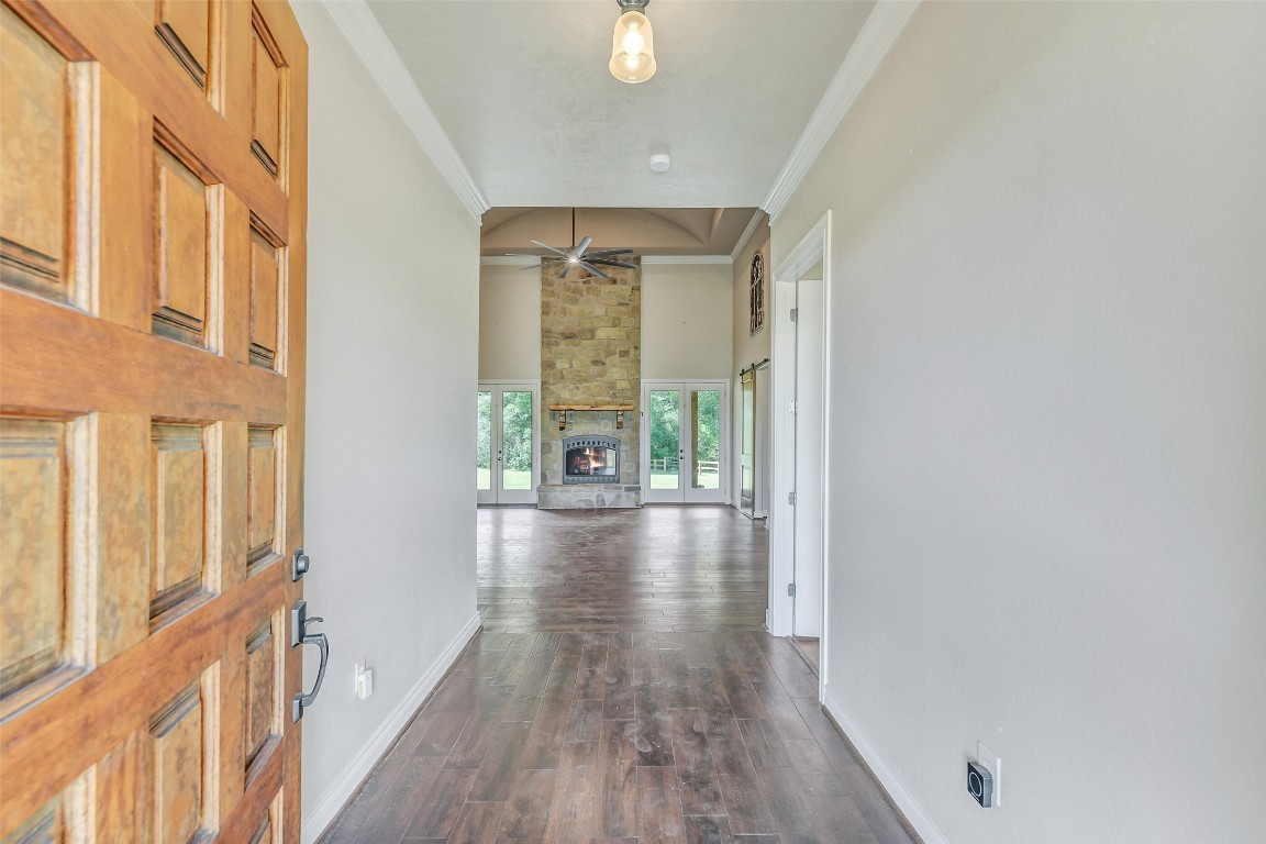 41545 Farm To Market 3346 Hempstead, TX 77445 - Photo 25 of 49 wooden floor in an empty room with a window