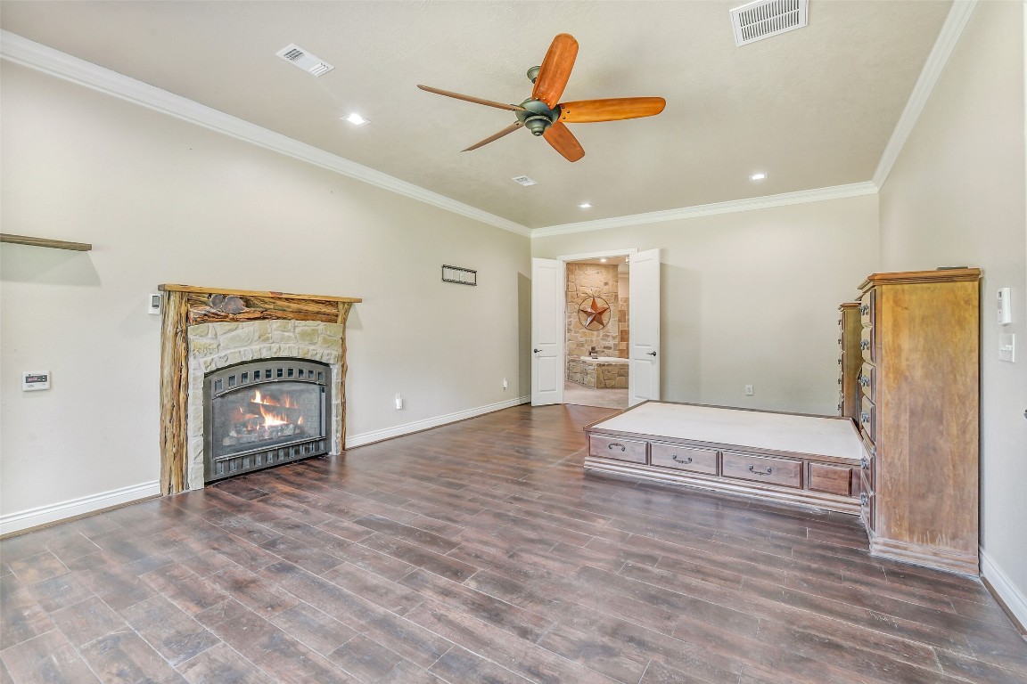 41545 Farm To Market 3346 Hempstead, TX 77445 - Photo 10 of 49 a view of an empty room with a fireplace