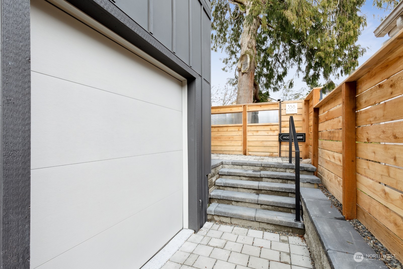 356 North 75th Street, Unit B Seattle, WA 98103 - Photo 22 of 32 a view of entryway with wooden floor and fence