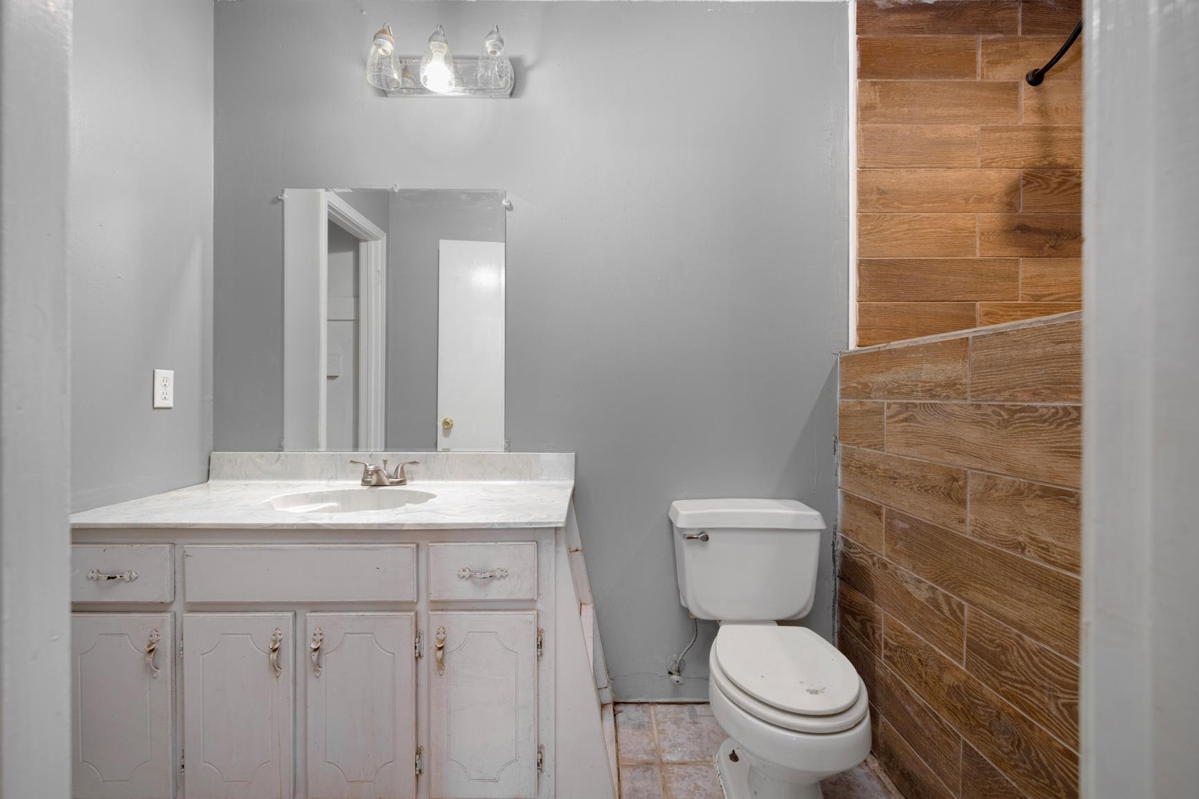 1368 Mathis Road Drummonds, TN 38023 - Photo 15 of 29 a bathroom with a toilet a sink and mirror