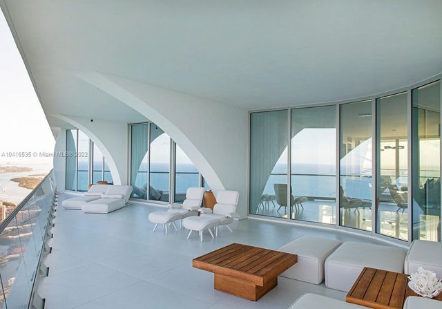 a view of balcony with couch