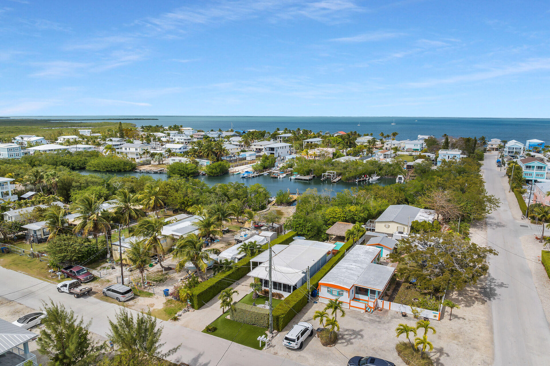 553 Oldsmar Lane Key Largo, FL 33037 - Photo 6 of 48 an aerial view of a city with houses
