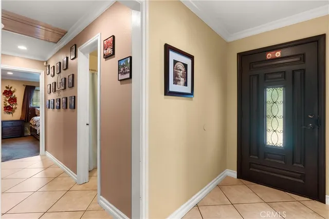 a view of an entryway door