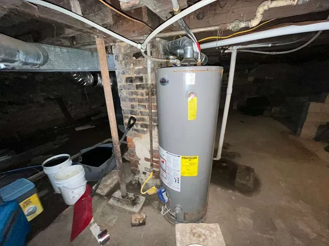 a view of storage and utility room