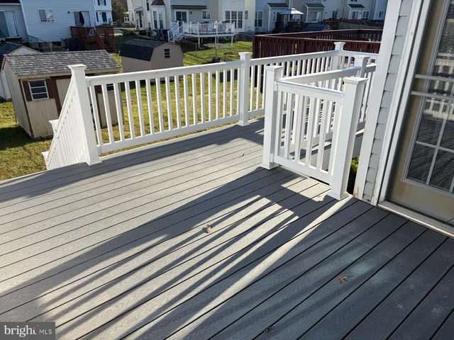 a view of a roof deck