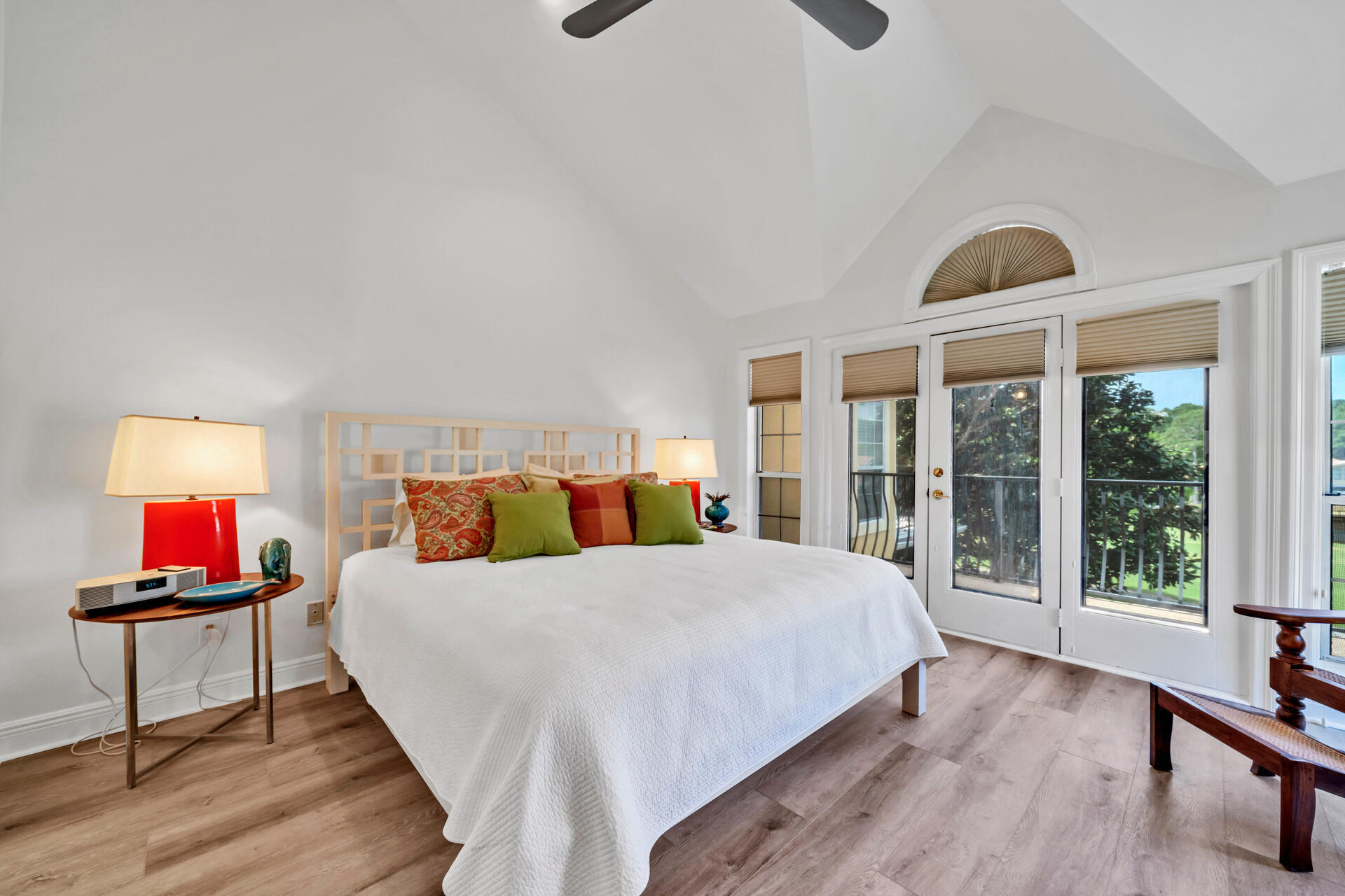 64 Vantage Point, Unit 64 Miramar Beach, FL 32550 - Photo 19 of 38 a bedroom with a bed and a large window