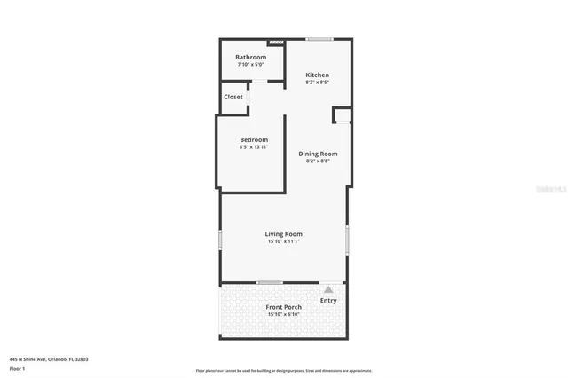 $1,550 | 445 Shine Avenue, Unit A, Orlando, FL 32803