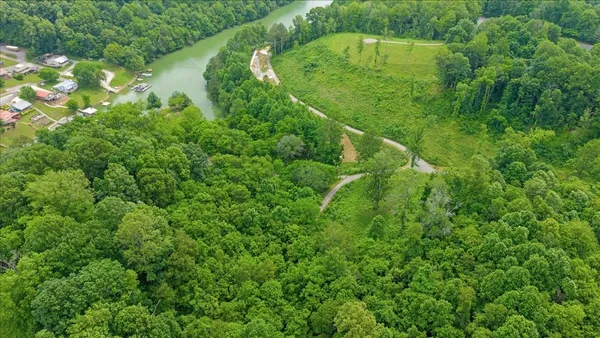 a view of an outdoor space and a lake view