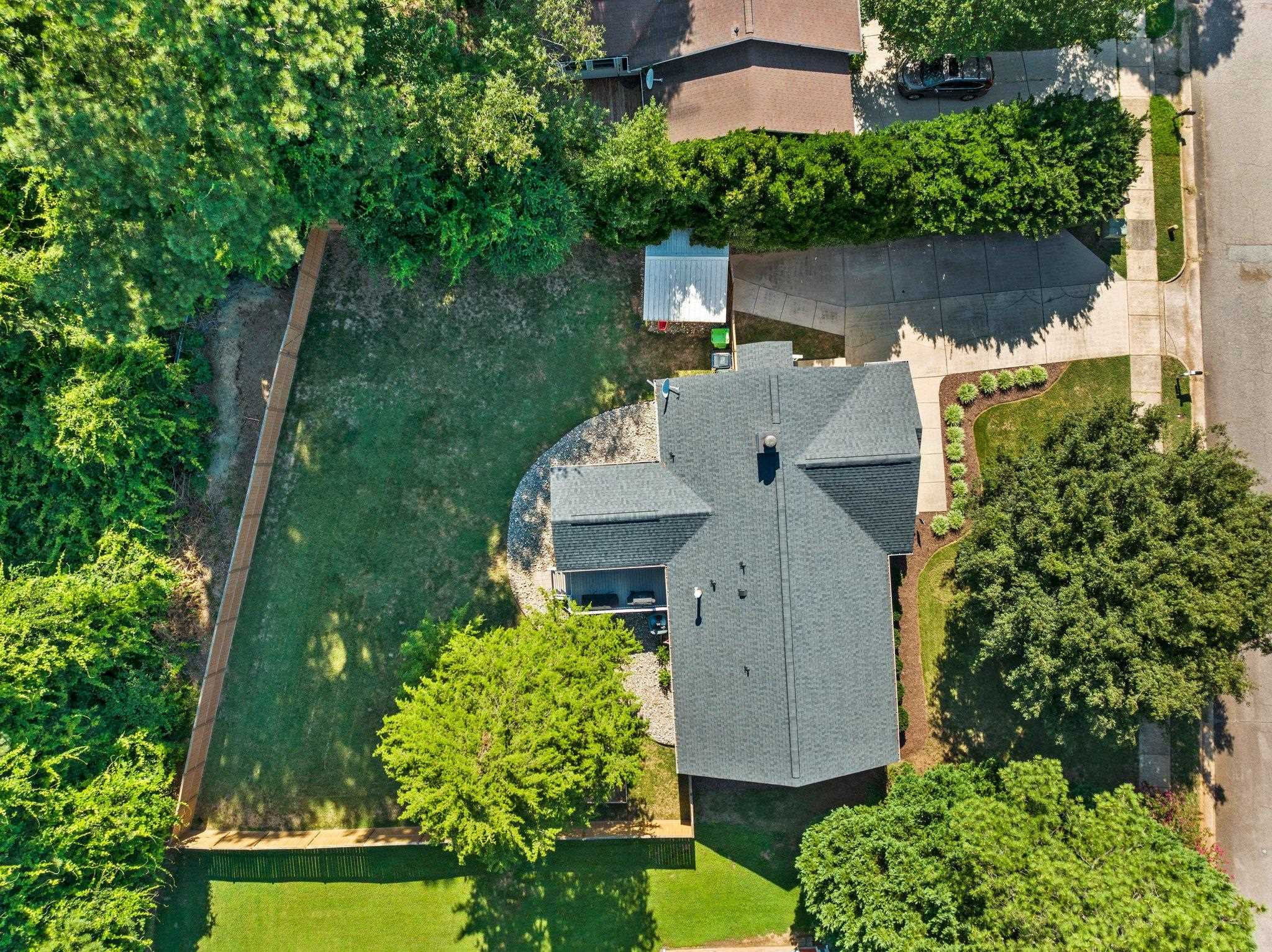 5421 Old Towne Road Raleigh, NC 27612 - Photo 32 of 39 Home is close to North Hills, Shelley Lake, and easy access to RDU, RTP, and Downtown Raleigh. Aerial View