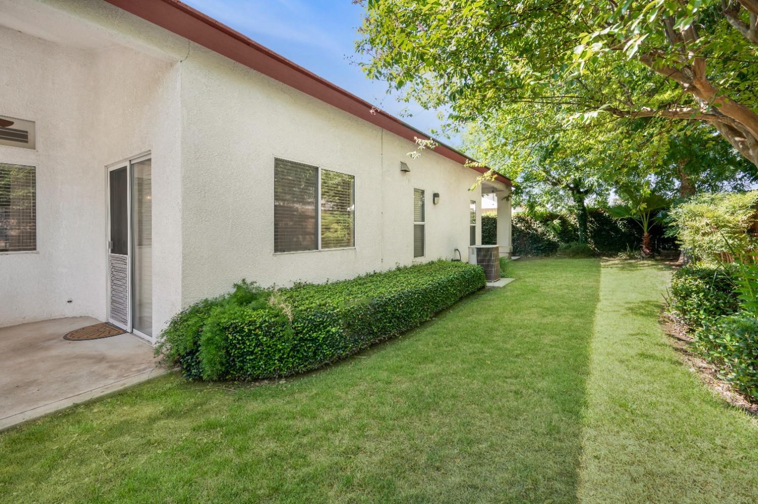 733 Applegate Avenue Clovis, CA 93611 - Photo 23 of 25 a view of a backyard with plants and large tree