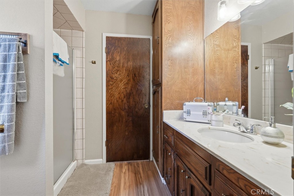 5060-5064 Mykleoaks Road Mariposa, CA 95338 - Photo 20 of 63 a bathroom with a sink and a mirror