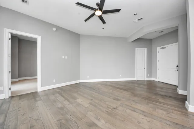 wooden floor in an empty room
