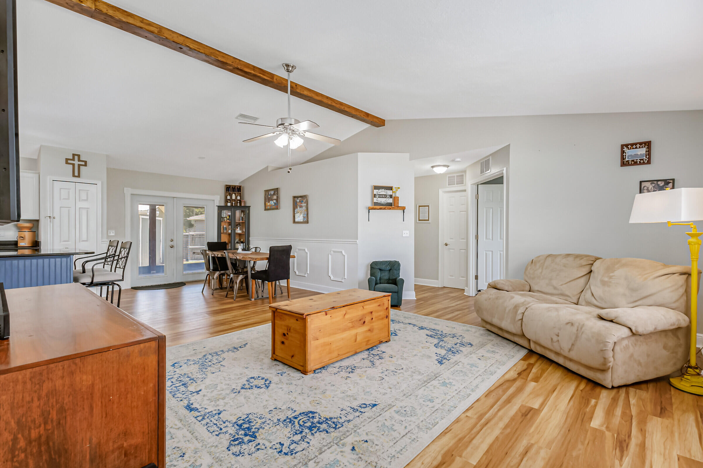 1030 San Rafael Road Southwest Palm Bay, FL 32908 - Photo 13 of 37 a living room with furniture and wooden floor