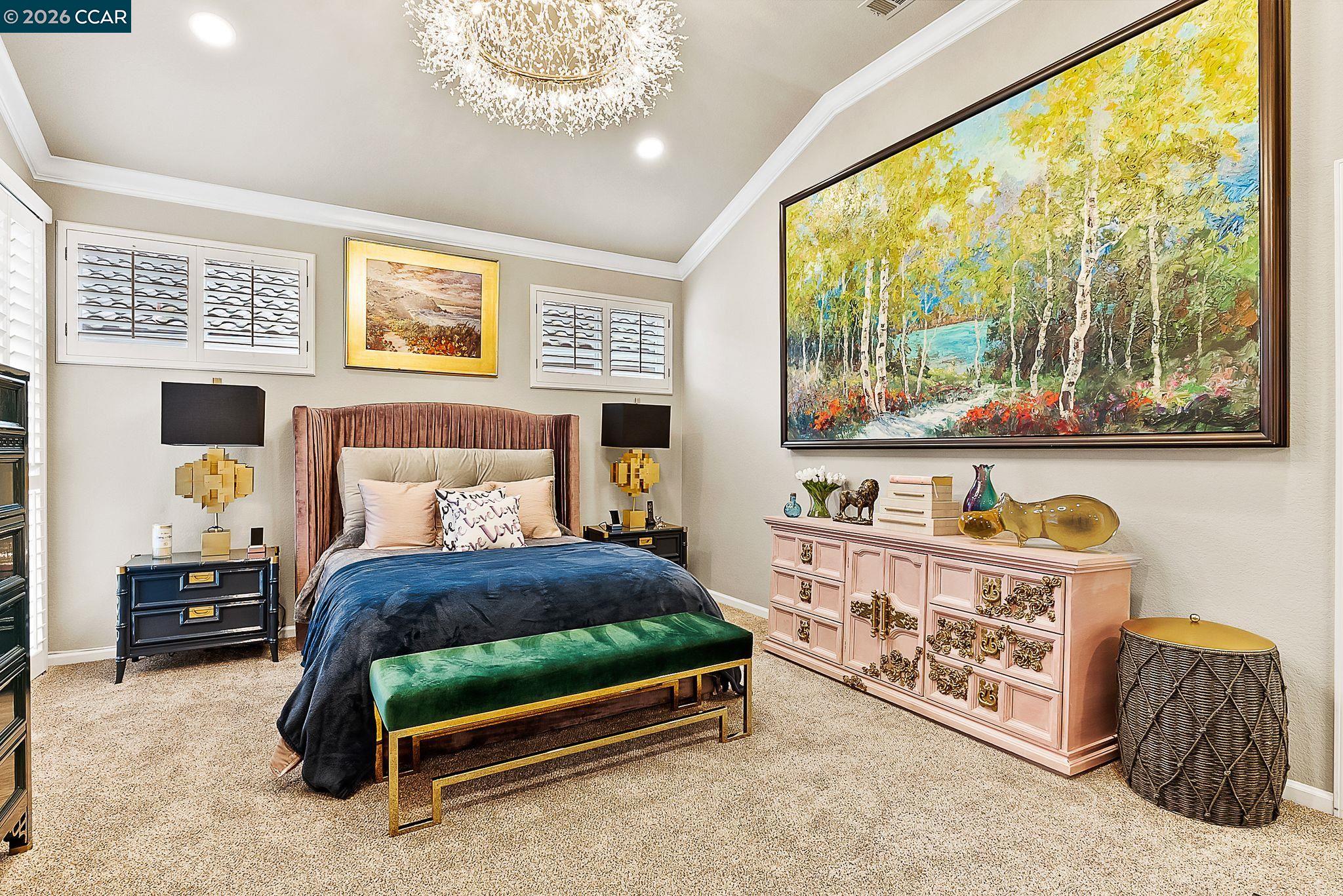 3607 Crystal Tree Court Stockton, CA 95219 - Photo 30 of 44 a bedroom with a bed and a window