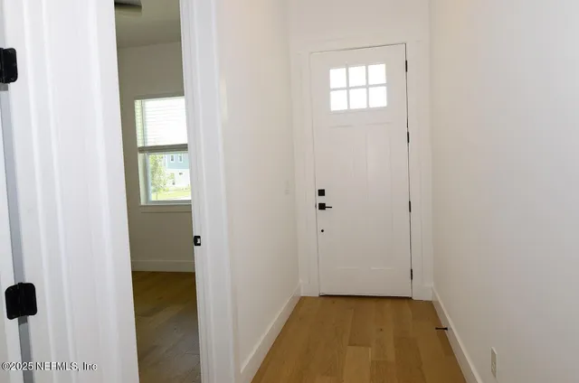 en empty room with window