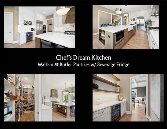 a view of a kitchen and an entryway