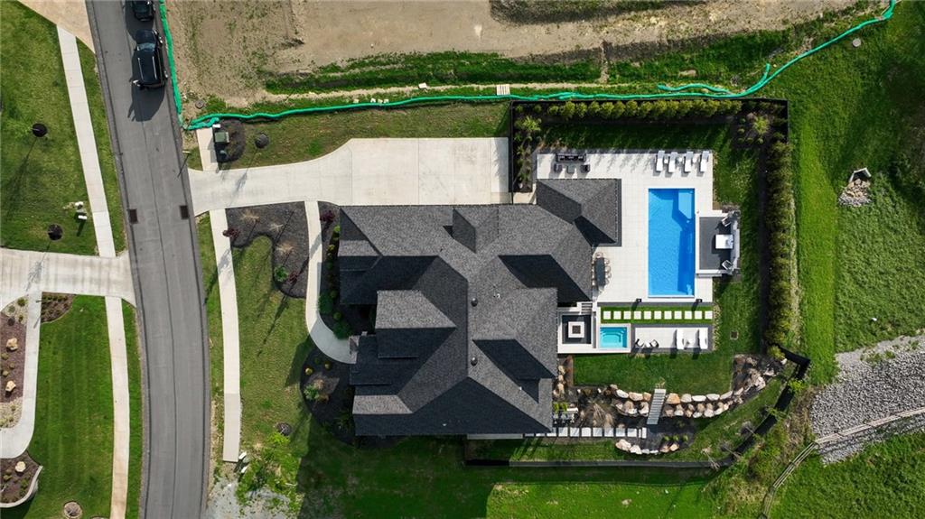 2002 Mallard Lane Baden, PA 15005 - Photo 3 of 50 an aerial view of a house with swimming pool patio and outdoor seating