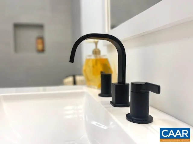 a close view of sink