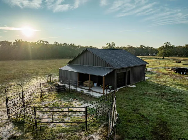 a house with lake view