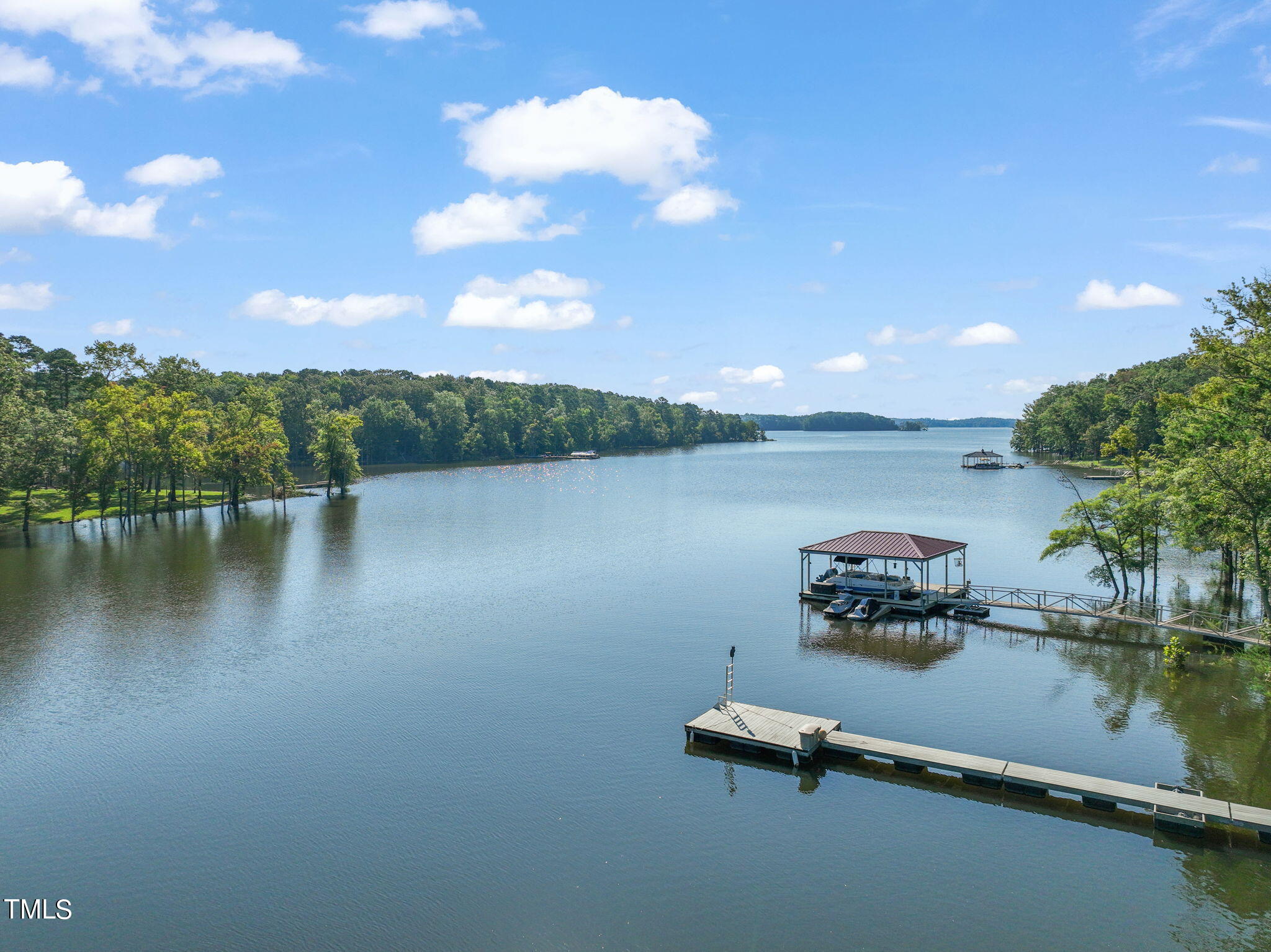 175 Meriwether Drive Clarksville, VA 23927 - Photo 2 of 42 your dock is in place in a protected cove