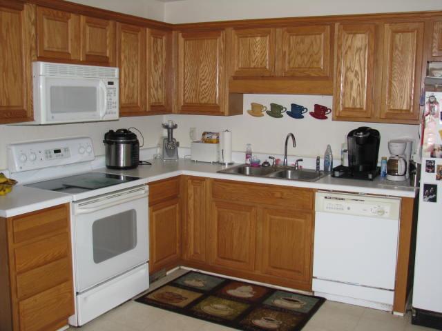 464 Sylvis Road Dickson, TN 37055 - Photo 3 of 10 Kitchen is bright and cheery in the mornings. Patio doors lead out to the deck.