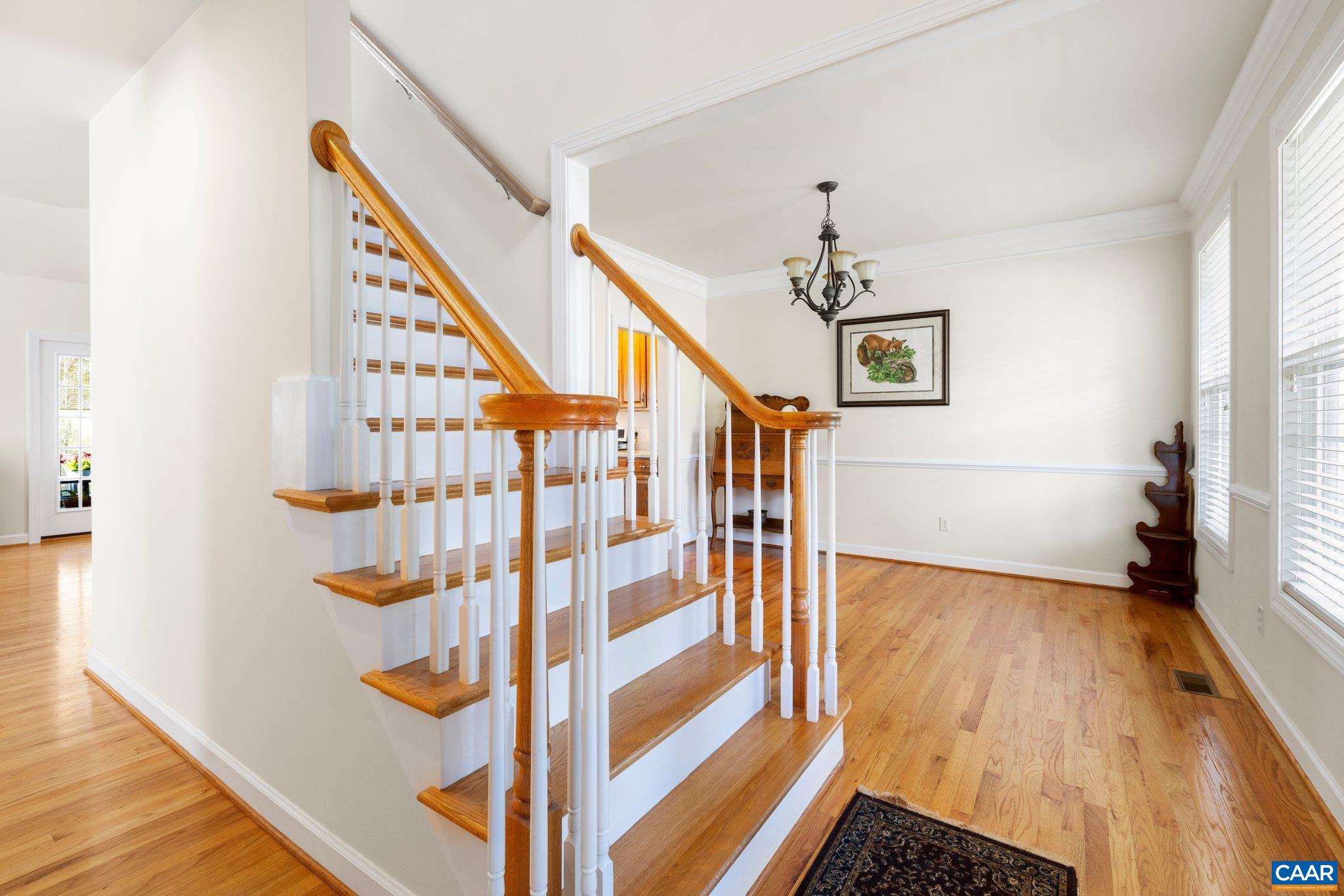 5437 3 Notch Road Louisa, VA 23093 - Photo 11 of 35 a view of entryway and hall with wooden floor