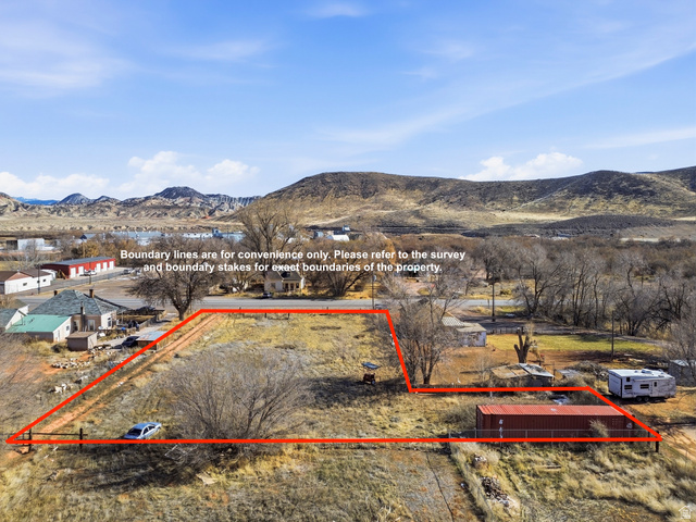 66 South State Street Sigurd, UT 84657 - Photo 6 of 13 View of property location featuring a mountain backdrop and property boundaries highlighted