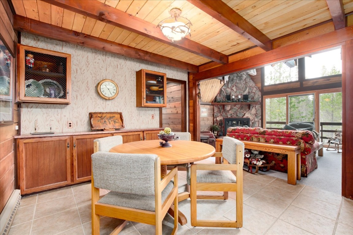 522 Wellington Road Breckenridge, CO 80424 - Photo 12 of 43 a dining room with a large window