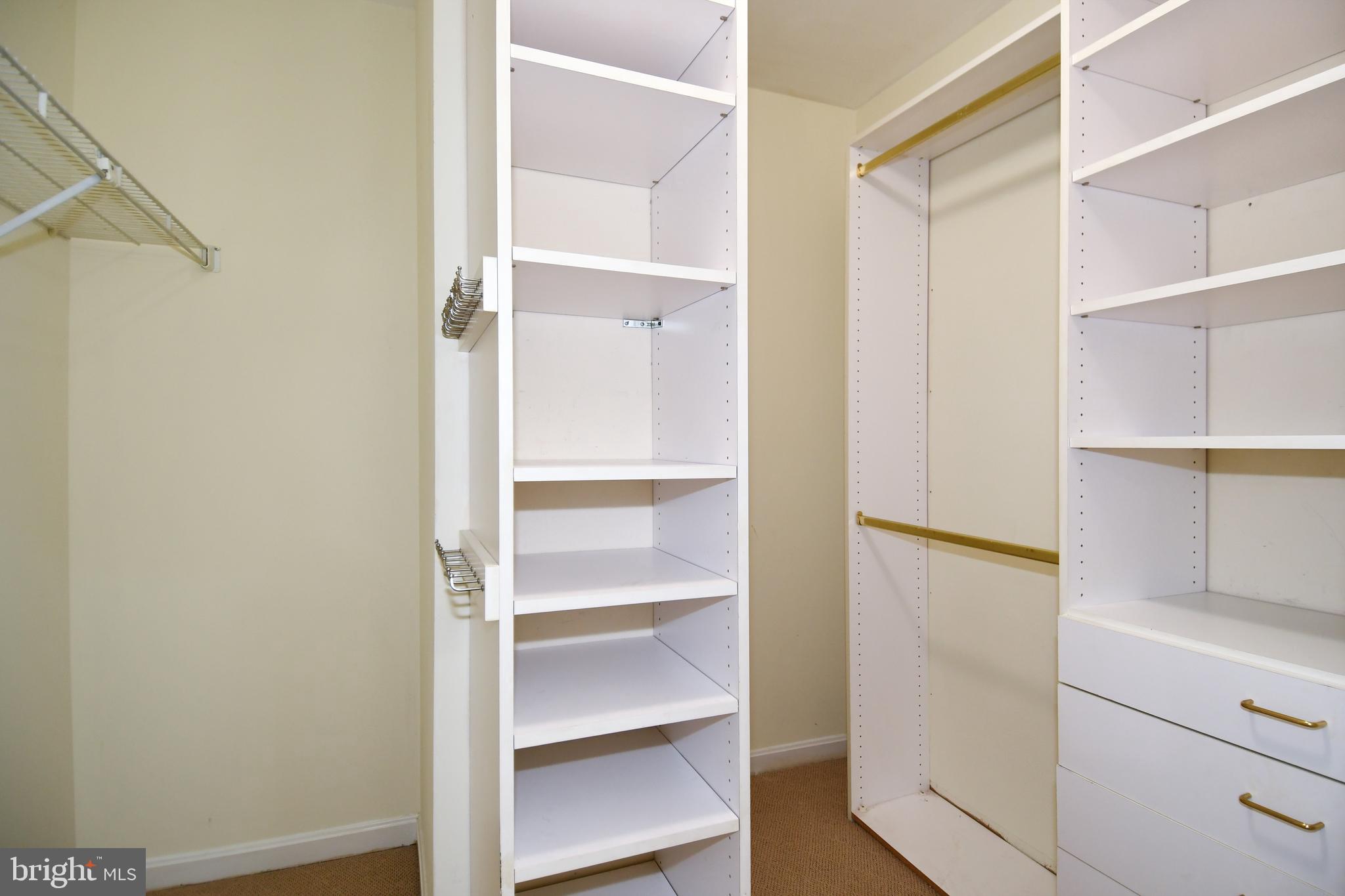 13135 Hutchinson Way Silver Spring, MD 20906 - Photo 39 of 64 a view of walk in closet with empty racks