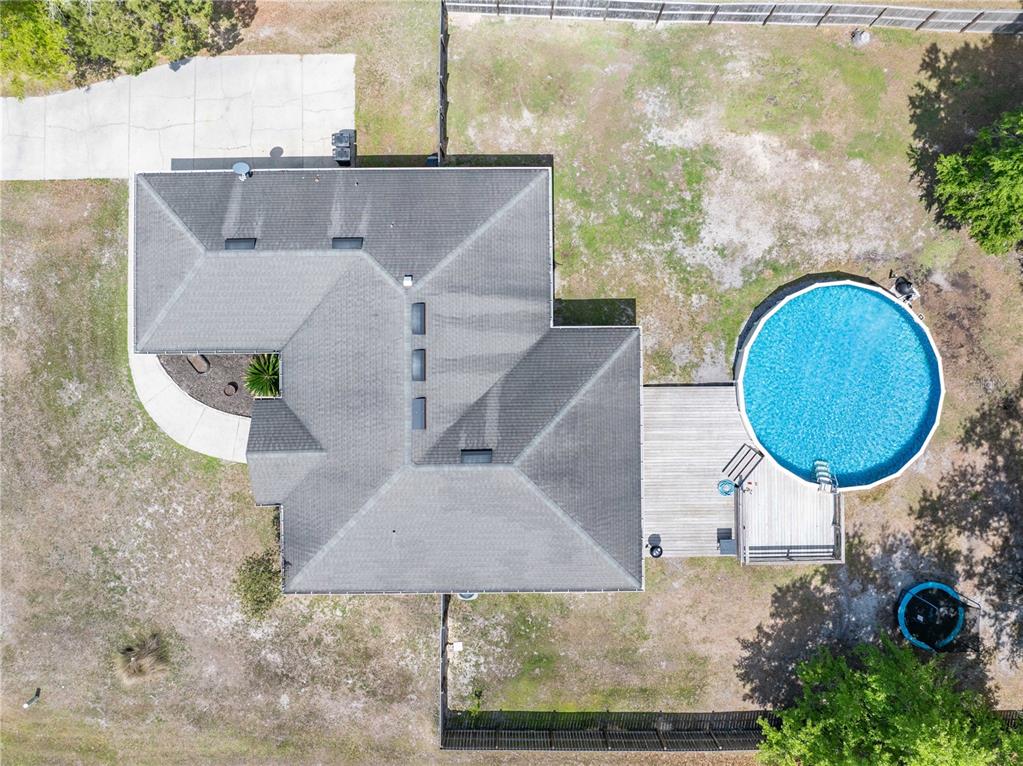 9312 Southwest 152nd Court Lake Butler, FL 32054 - Photo 37 of 37 an aerial view of a house with swimming pool